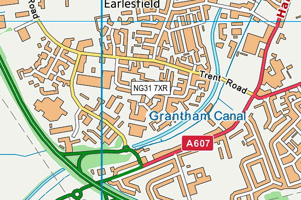 NG31 7XR map - OS VectorMap District (Ordnance Survey) NG31 7XR map - OS VectorMap District (Ordnance Survey)