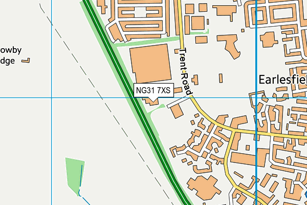 NG31 7XS map - OS VectorMap District (Ordnance Survey) NG31 7XS map - OS VectorMap District (Ordnance Survey)