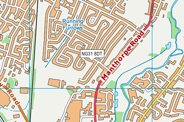 NG31 8DT map - OS VectorMap District (Ordnance Survey) NG31 8DT map - OS VectorMap District (Ordnance Survey)