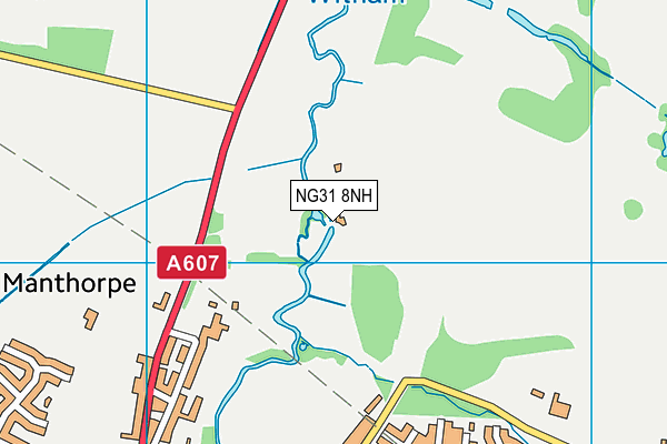 NG31 8NH map - OS VectorMap District (Ordnance Survey) NG31 8NH map - OS VectorMap District (Ordnance Survey)