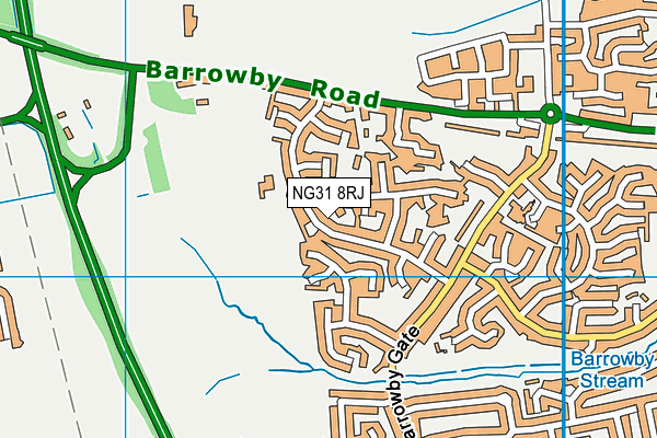 NG31 8RJ map - OS VectorMap District (Ordnance Survey) NG31 8RJ map - OS VectorMap District (Ordnance Survey)