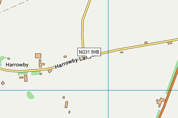 NG31 9HB map - OS VectorMap District (Ordnance Survey) NG31 9HB map - OS VectorMap District (Ordnance Survey)