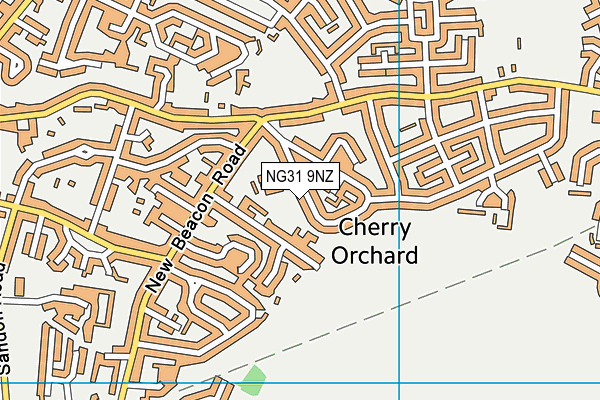NG31 9NZ map - OS VectorMap District (Ordnance Survey) NG31 9NZ map - OS VectorMap District (Ordnance Survey)