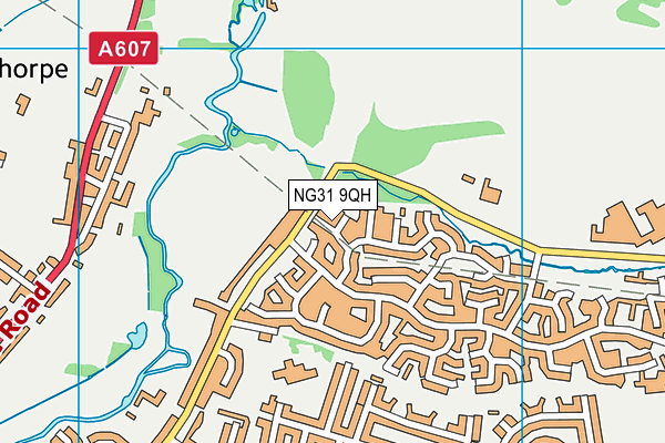 NG31 9QH map - OS VectorMap District (Ordnance Survey) NG31 9QH map - OS VectorMap District (Ordnance Survey)