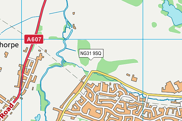NG31 9SQ map - OS VectorMap District (Ordnance Survey) NG31 9SQ map - OS VectorMap District (Ordnance Survey)