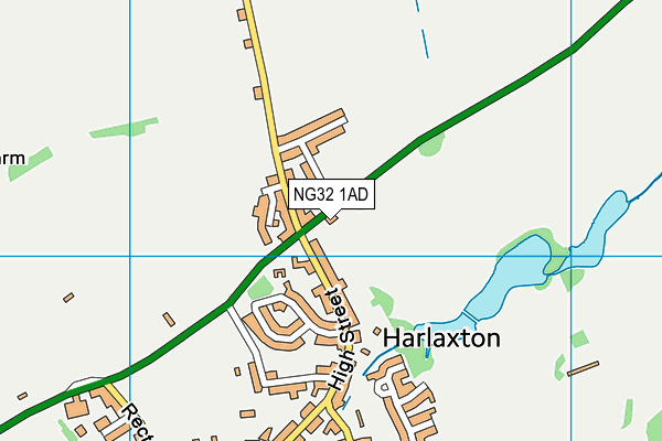 NG32 1AD map - OS VectorMap District (Ordnance Survey) NG32 1AD map - OS VectorMap District (Ordnance Survey)
