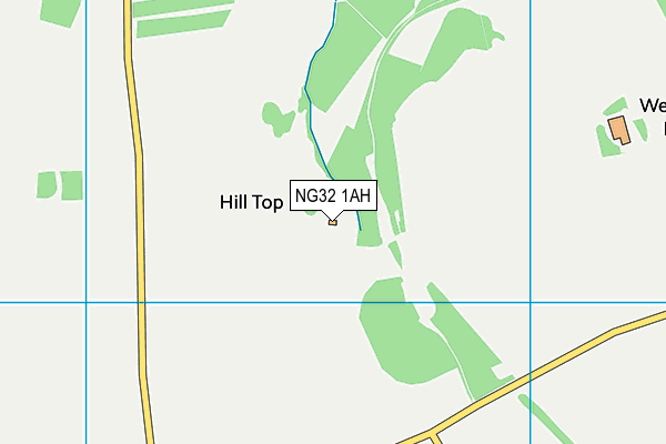 NG32 1AH map - OS VectorMap District (Ordnance Survey) NG32 1AH map - OS VectorMap District (Ordnance Survey)