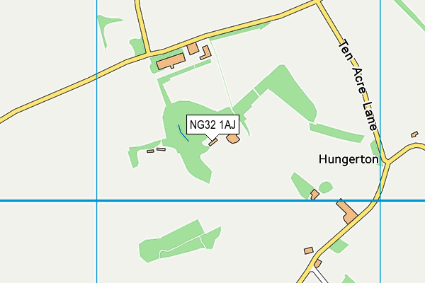 NG32 1AJ map - OS VectorMap District (Ordnance Survey) NG32 1AJ map - OS VectorMap District (Ordnance Survey)