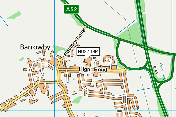 NG32 1BP map - OS VectorMap District (Ordnance Survey) NG32 1BP map - OS VectorMap District (Ordnance Survey)