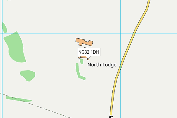 NG32 1DH map - OS VectorMap District (Ordnance Survey) NG32 1DH map - OS VectorMap District (Ordnance Survey)