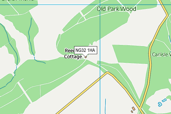NG32 1HA map - OS VectorMap District (Ordnance Survey) NG32 1HA map - OS VectorMap District (Ordnance Survey)