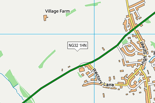 NG32 1HN map - OS VectorMap District (Ordnance Survey) NG32 1HN map - OS VectorMap District (Ordnance Survey)