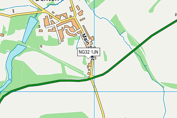 NG32 1JN map - OS VectorMap District (Ordnance Survey) NG32 1JN map - OS VectorMap District (Ordnance Survey)