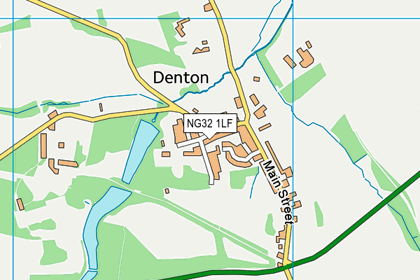 NG32 1LF map - OS VectorMap District (Ordnance Survey) NG32 1LF map - OS VectorMap District (Ordnance Survey)