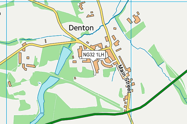 NG32 1LH map - OS VectorMap District (Ordnance Survey) NG32 1LH map - OS VectorMap District (Ordnance Survey)