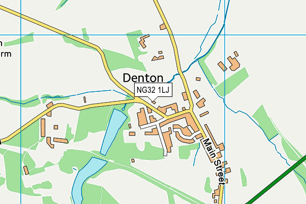 NG32 1LJ map - OS VectorMap District (Ordnance Survey) NG32 1LJ map - OS VectorMap District (Ordnance Survey)