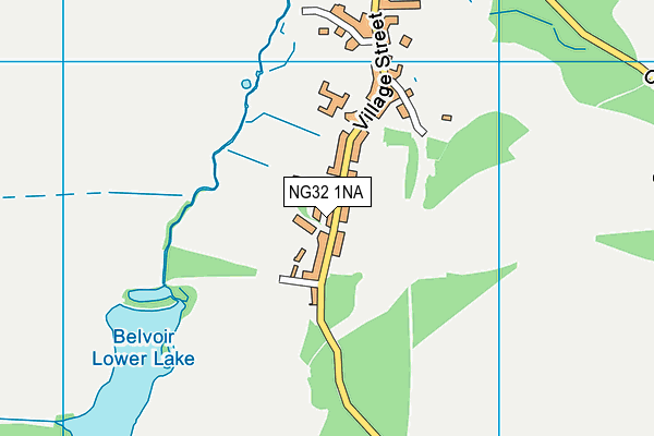 NG32 1NA map - OS VectorMap District (Ordnance Survey) NG32 1NA map - OS VectorMap District (Ordnance Survey)