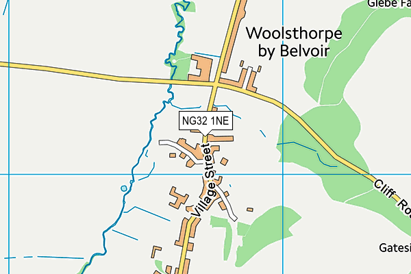 NG32 1NE map - OS VectorMap District (Ordnance Survey) NG32 1NE map - OS VectorMap District (Ordnance Survey)