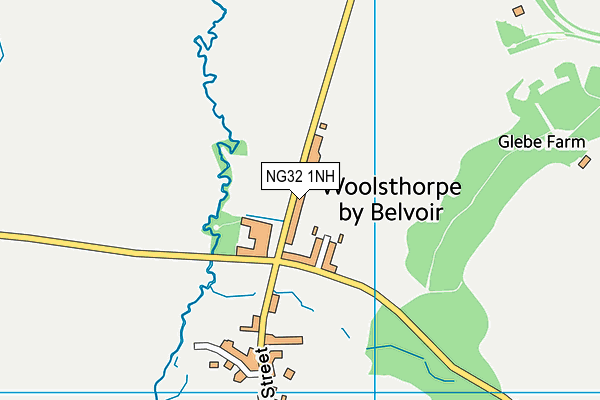 NG32 1NH map - OS VectorMap District (Ordnance Survey) NG32 1NH map - OS VectorMap District (Ordnance Survey)