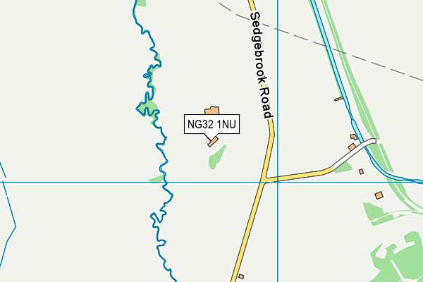 NG32 1NU map - OS VectorMap District (Ordnance Survey) NG32 1NU map - OS VectorMap District (Ordnance Survey)