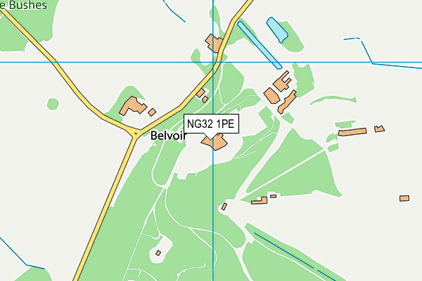 NG32 1PE map - OS VectorMap District (Ordnance Survey) NG32 1PE map - OS VectorMap District (Ordnance Survey)