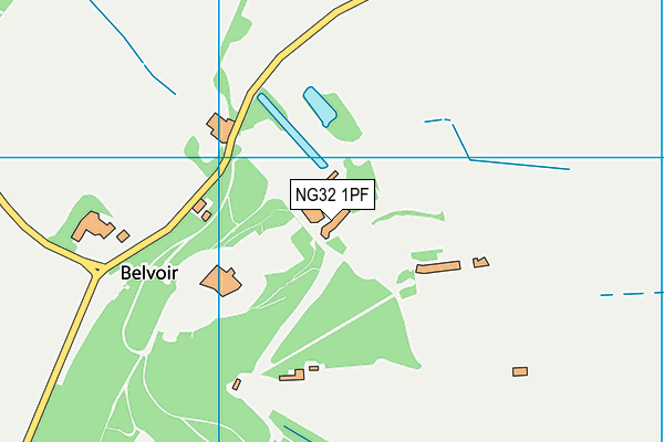 NG32 1PF map - OS VectorMap District (Ordnance Survey) NG32 1PF map - OS VectorMap District (Ordnance Survey)