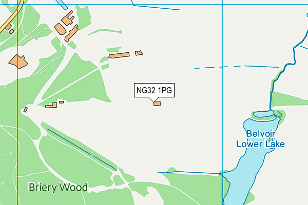 NG32 1PG map - OS VectorMap District (Ordnance Survey) NG32 1PG map - OS VectorMap District (Ordnance Survey)