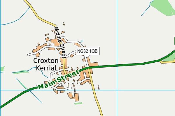 NG32 1QB map - OS VectorMap District (Ordnance Survey) NG32 1QB map - OS VectorMap District (Ordnance Survey)