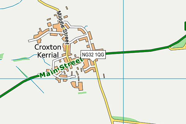 NG32 1QG map - OS VectorMap District (Ordnance Survey) NG32 1QG map - OS VectorMap District (Ordnance Survey)