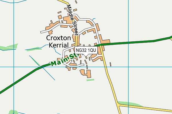 NG32 1QU map - OS VectorMap District (Ordnance Survey) NG32 1QU map - OS VectorMap District (Ordnance Survey)