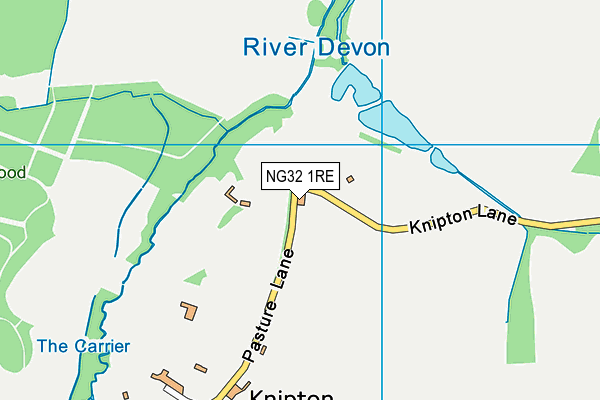 NG32 1RE map - OS VectorMap District (Ordnance Survey) NG32 1RE map - OS VectorMap District (Ordnance Survey)