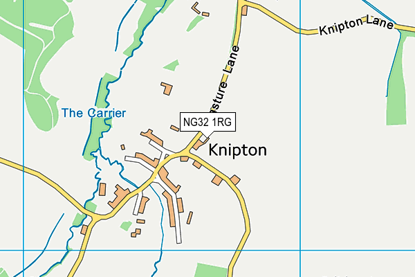 NG32 1RG map - OS VectorMap District (Ordnance Survey) NG32 1RG map - OS VectorMap District (Ordnance Survey)