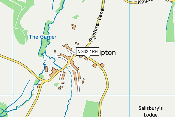NG32 1RH map - OS VectorMap District (Ordnance Survey) NG32 1RH map - OS VectorMap District (Ordnance Survey)