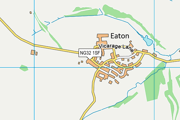 NG32 1SF map - OS VectorMap District (Ordnance Survey) NG32 1SF map - OS VectorMap District (Ordnance Survey)