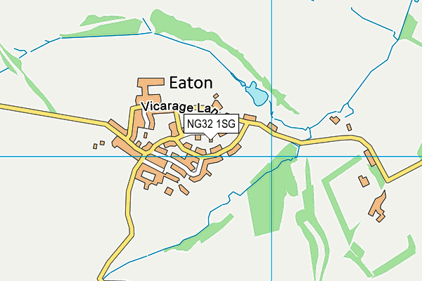 NG32 1SG map - OS VectorMap District (Ordnance Survey) NG32 1SG map - OS VectorMap District (Ordnance Survey)