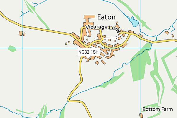NG32 1SH map - OS VectorMap District (Ordnance Survey) NG32 1SH map - OS VectorMap District (Ordnance Survey)