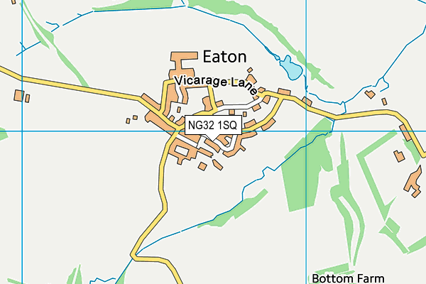 NG32 1SQ map - OS VectorMap District (Ordnance Survey) NG32 1SQ map - OS VectorMap District (Ordnance Survey)