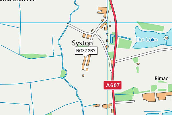 NG32 2BY map - OS VectorMap District (Ordnance Survey) NG32 2BY map - OS VectorMap District (Ordnance Survey)