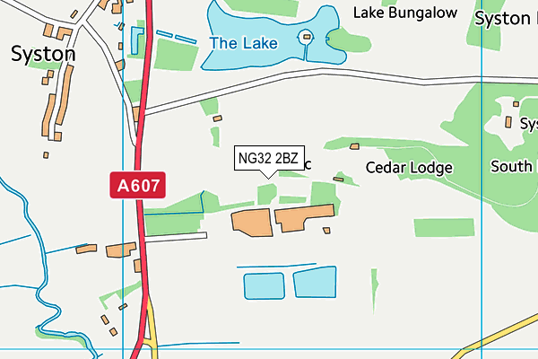 NG32 2BZ map - OS VectorMap District (Ordnance Survey) NG32 2BZ map - OS VectorMap District (Ordnance Survey)