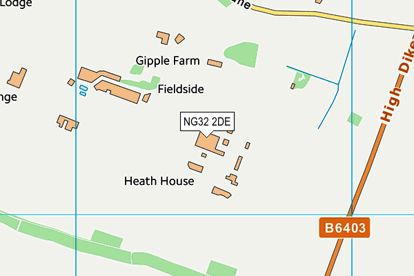 NG32 2DE map - OS VectorMap District (Ordnance Survey) NG32 2DE map - OS VectorMap District (Ordnance Survey)