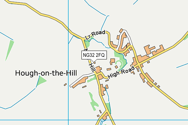 NG32 2FQ map - OS VectorMap District (Ordnance Survey) NG32 2FQ map - OS VectorMap District (Ordnance Survey)