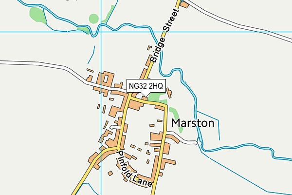 NG32 2HQ map - OS VectorMap District (Ordnance Survey) NG32 2HQ map - OS VectorMap District (Ordnance Survey)