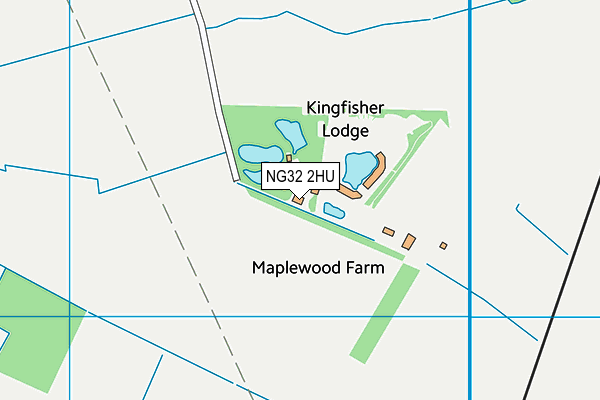NG32 2HU map - OS VectorMap District (Ordnance Survey) NG32 2HU map - OS VectorMap District (Ordnance Survey)