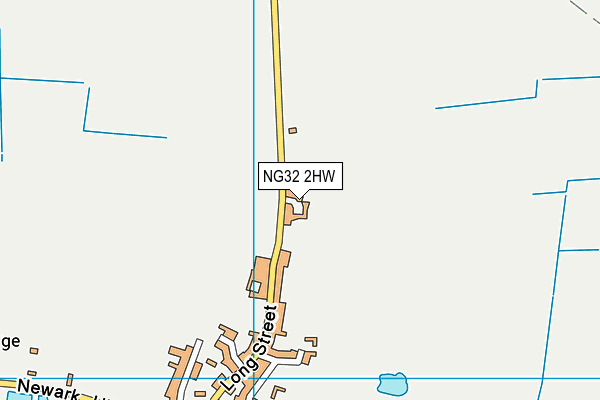 NG32 2HW map - OS VectorMap District (Ordnance Survey) NG32 2HW map - OS VectorMap District (Ordnance Survey)