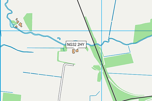 NG32 2HY map - OS VectorMap District (Ordnance Survey) NG32 2HY map - OS VectorMap District (Ordnance Survey)