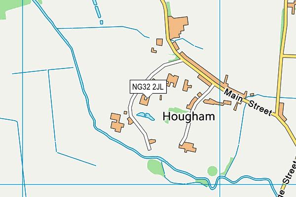 NG32 2JL map - OS VectorMap District (Ordnance Survey) NG32 2JL map - OS VectorMap District (Ordnance Survey)