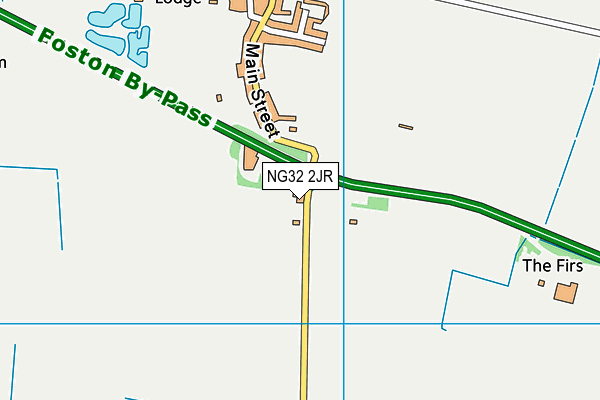NG32 2JR map - OS VectorMap District (Ordnance Survey) NG32 2JR map - OS VectorMap District (Ordnance Survey)