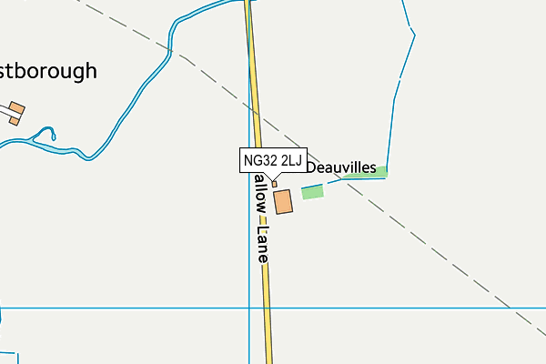 NG32 2LJ map - OS VectorMap District (Ordnance Survey) NG32 2LJ map - OS VectorMap District (Ordnance Survey)
