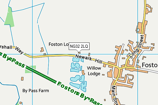 NG32 2LQ map - OS VectorMap District (Ordnance Survey) NG32 2LQ map - OS VectorMap District (Ordnance Survey)