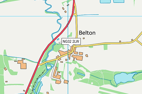 NG32 2LW map - OS VectorMap District (Ordnance Survey) NG32 2LW map - OS VectorMap District (Ordnance Survey)